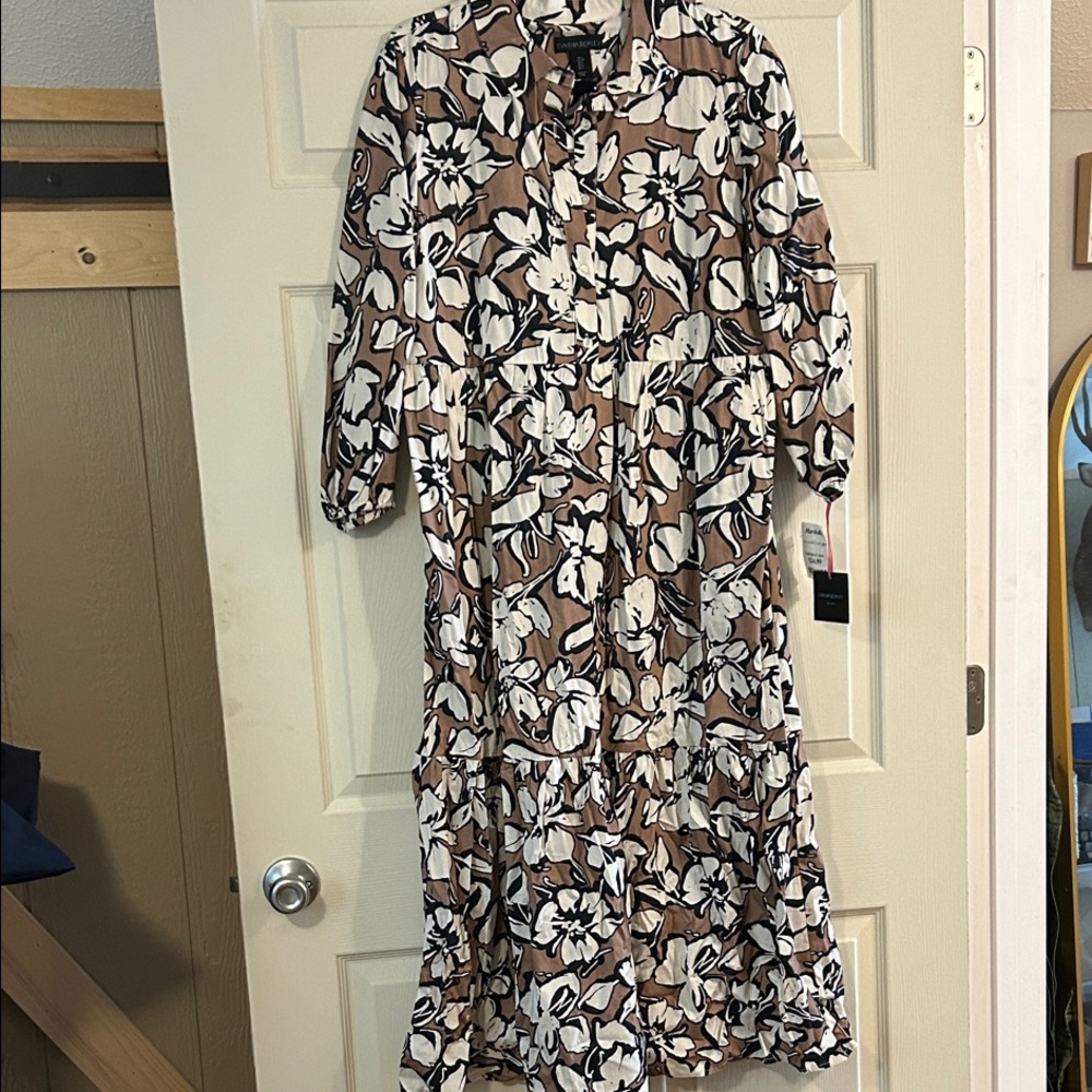 Bettina Tiered Inspired Floral Long Sleeve Dress